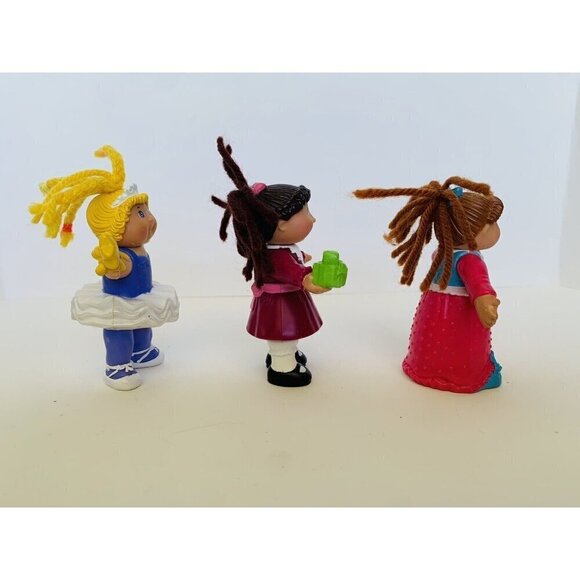 Cabbage Patch Kids CPK Doll Mini Figures Lot Of 3 PVC 1990s Figures - Picture 5 of 14